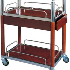 Service Trolley wooden 2 layers