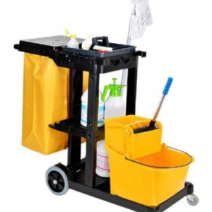 Cleaning Trolley with mop bucket